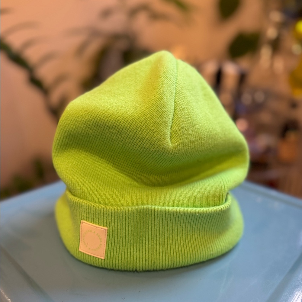 Scotch & Soda Bright Green Beanie